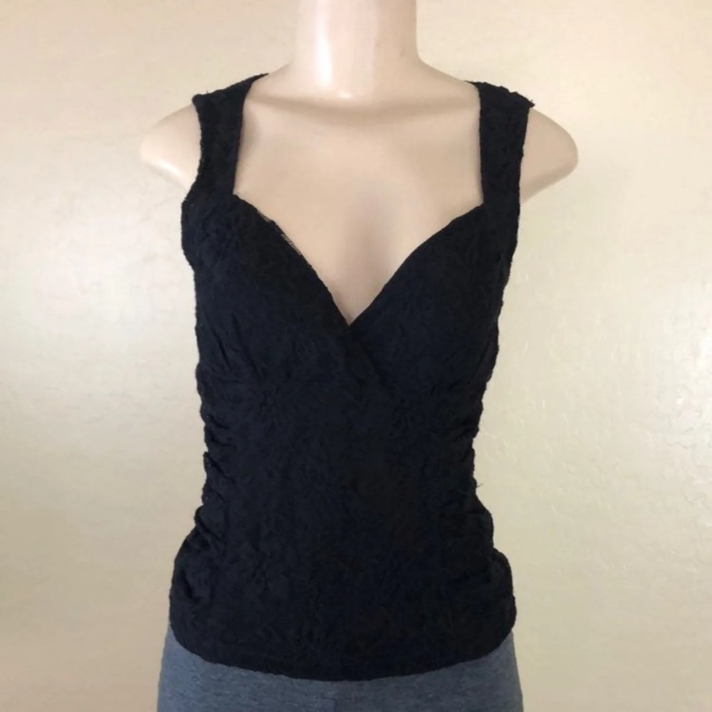 Black Forever 21 Lace Blouse